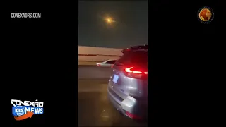 Vídeo do momento exato do acidente Engavetamento no Texas envolveu cerca de 100 carros