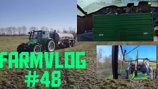 FarmVLOG: #48 /1 Deutz-Fahr Agrotron 106 MK 2 im Einsatz  schaft er den 12m3 güllefass?
