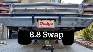 How To Swap a Ford 8.8 Rear End into a Mopar A-Body - 1968 Dodge Dart - $3k Hooptie Drag Challenge