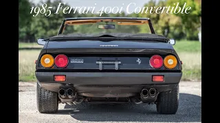 1985 Ferrari 400i Convertible Cold Start Up