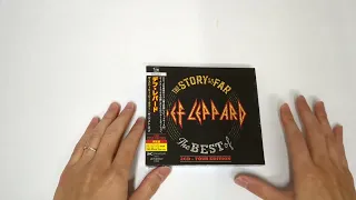 [Unboxing] Def Leppard: The Story So Far: The Best Of Def Leppard (2CD Tour Edition) [SHM-CD] [LTD]