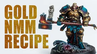 My Gold NMM recipe - painting BEAUTIFUL gold on Warhammer & D&D miniatures