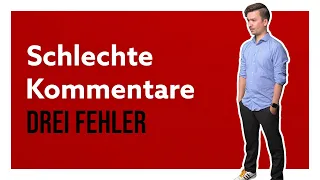 Schlechte Kommentare: Drei Fehler beim materialgestützten Schreiben