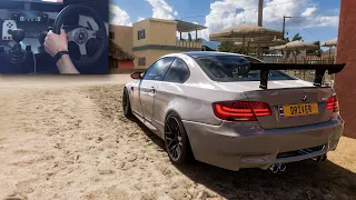 BMW M3 GTS Antilag Turbo - Forza Horizon 5 Steering Wheel Gameplay