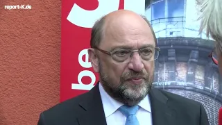 Martin Schulz, SPD, zu "Putsch"-Gerüchten in der SPD-Fraktion vor der Europawahl