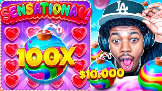 I TRIED BONUS BUYS ON SWEET BONANZA AND THIS HAPPENED!!.. (INSANE)