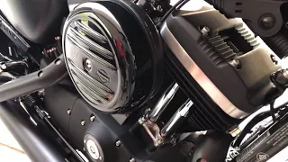 Harley Davidson Iron 883 Air cleaner upgrade! (Screamin Eagle, 2019 model)