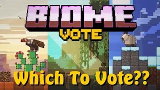 WHAT BIOME SHOULD YOU VOTE FOR!! Minecon 2019 Biome Vote!!