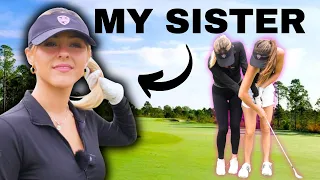 Teaching My Sister How to GOLF! NEW SERIES!