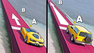 Which car will go the farthest by rolling in BeamNG.drive