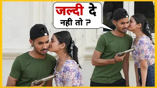 जल्दी से दो नहीं तो ठोक दूंगा | | prank (gone wrong ) @BhartiPrank