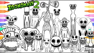 Zoonomaly Coloring Pages New / How to color All New Bosses and Monsters from Zoonomaly 2 / NCS