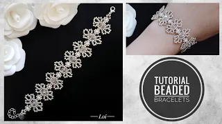 #МК - Ажурный браслет из бисера | #Tutorial - Openwork beaded bracelet