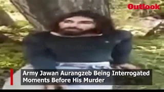 Army Jawan Aurangzeb Being Interrogated Moments Before His Murder