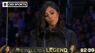 Vanessa Bryant shares powerful, emotional words at Kobe and Gianna Bryant Memorial | CBS Sports HQ