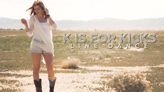 K is For Kicks Line Dance Teach & Demo