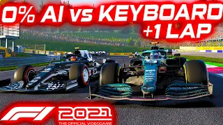 F1 2021: 0% AI vs Keyboard from ONE LAP DOWN! (Can I beat Them?)