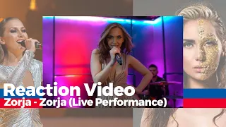 WINNER POTENTIAL??? REACTION VIDEO: Zorja - Zorja (LIVE PERFORMANCE) - / Pesma za Evroviziju '22