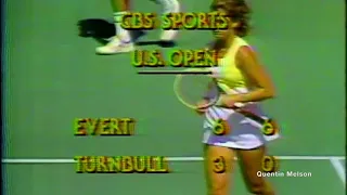 Chris Evert Defeats Wendy Turnbull at U.S. Open (September 8, 1978)
