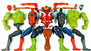 Assemble Hulk Buster VS Hulk Smash VS Spiderman VS Siren Head Avengers Superhero Toys
