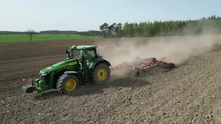 4K/John Deere 9r 490 & 8r 410 - příprava půdy/Agro Staňkov