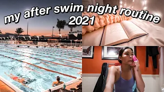 my AFTER SWIM night routine!