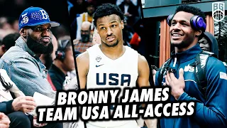 BRONNY JAMES SHINES FOR TEAM USA AT THE NIKE HOOP SUMMIT!