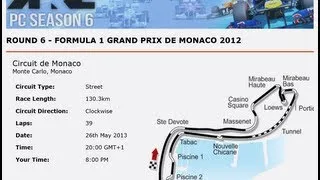 F1 2012 ARL Season 6 Split 2 Monaco