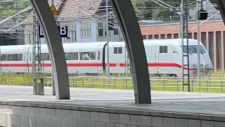 Einfahrt ICE 1 LDV in Lübeck Hbf