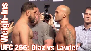 UFC 266 Ceremonial Weigh-Ins: Nick Diaz vs Robbie Lawler