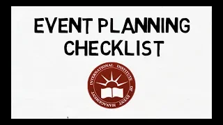 How to Create an Event Planning Checklist
