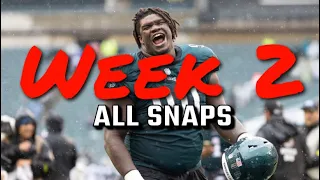 Jordan Davis Week 2: All Snaps