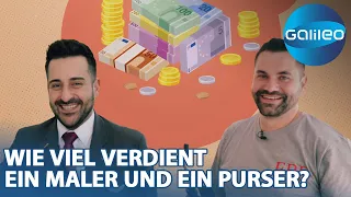 Galileo Gehaltscheck: Was bleibt am Ende bei Maler Marc & Purser Payam vom Gehalt übrig?