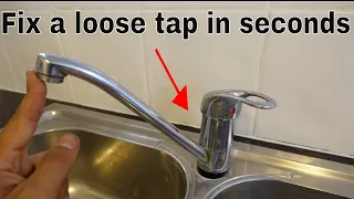 how to fix a loose tap