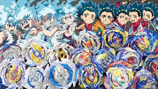 FINAL VALT VS LUI | All Valkyrie Evolutions VS All Longinus Evolutions  - Beyblade Burst Team Battle