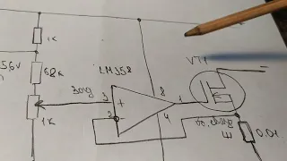 Ограничения тока на LM358 .