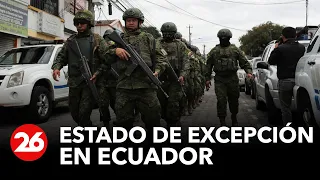 🚨 Declaran ESTADO DE EXCEPCIÓN en Ecuador tras motines y fuga de un líder criminal 🚨