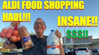 ALDI FOOD & GROCERY SHOPPING HAUL!!! $14 LB  RIBEYE STEAK!! FOOD PRICES KEEP GOING UP!! Food Vlog