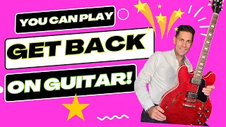 Play this Beatles classic on the guitar today! Get back lesson for beginners