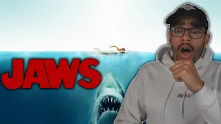 DID "Jaws" JUST MAKE ME TERRIFIED OF SHARKS!? *FIRST TIME WATCHING MOVIE REACTION*