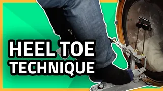 Heel Toe Kick Drum Technique (full free tutorial)