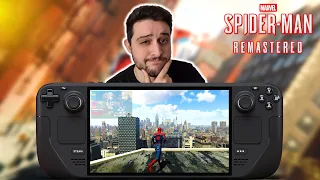 Spider-Man Remastered on the Steam Deck!