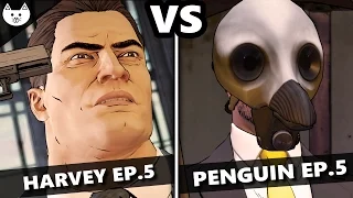 Telltale Batman Episode 5 - HARVEY BEGINNING vs PENGUIN BEGINNING - (Batman EP5 Choices)