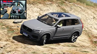 GTA 5 - Volvo XC90 T8 Off Road with Steering Wheel - Logitech G29 Gameplay