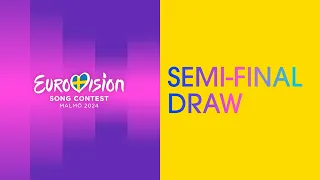 The Semi-Final Draw - LIVE from Malmö 🇸🇪 | Eurovision Song Contest 2024 | #UnitedByMusic