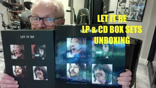 The BEATLES - LET IT BE  LP & CD BOX SETS UNBOXING