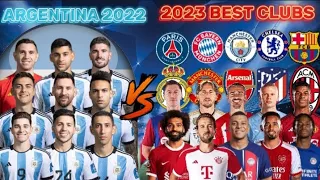 Argentina 2022 🆚 the best teams of 2024,,(Messi,Di Maria, Emiliano)