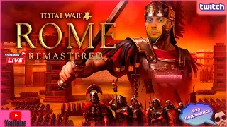 Total War ROME REMASTERED. Ностальгия продолжается. #rometotalwarremastered #bestgame #bestgameplay
