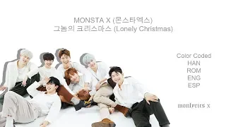 MONSTA X (몬스타엑스) - 그놈의 크리스마스 (Lonely Christmas) (Color Coded Han/Rom/Eng/Esp Lyrics)