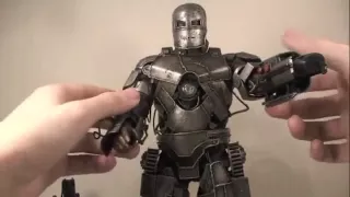 Iron Man Movie Hot Toys Mark I Armor Iron Man 1/6 Scale Collectible Figure Review
